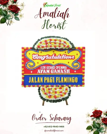 Sewa Papan Bunga Moronyamplung
